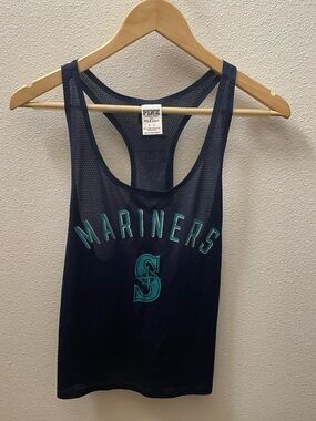 Victoria’s Secret PINK X Fifth & Ocean Seattle Mariners Racerback Tank - Small